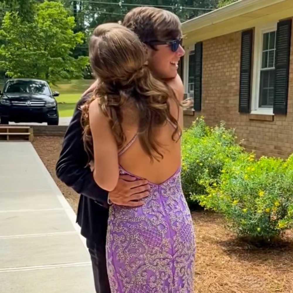 Primavera, purple, size 4 prom dress!!!!!